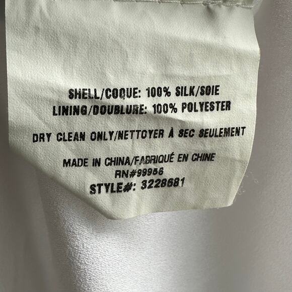 Shoshanna Avila Optic Floral Silk Mini Dress Size 6 - Picture 8 of 8